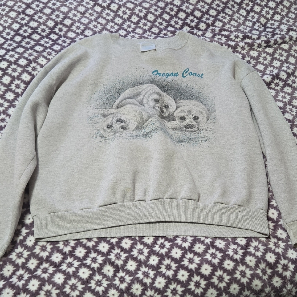 Vintagw Oregon Coast Crewneck